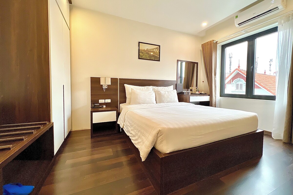 Chambre Double Deluxe, 1 grand lit, balcon