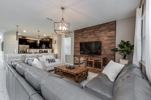 Family Villa, Multiple Bedrooms, Garden Area | Living room