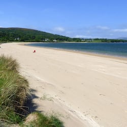 Private beach, white sand
