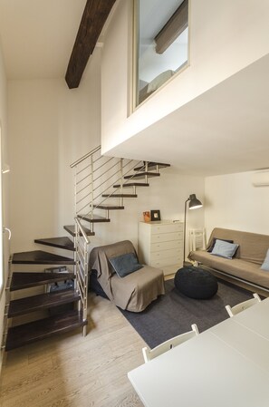 Appartamento, 1 camera da letto | Area soggiorno