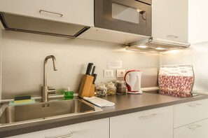 Appartamento, 2 camere da letto | Angolo cottura privato | Frigorifero, microonde, piano cottura, lavastoviglie