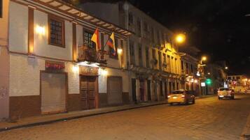 Front of property – evening/night