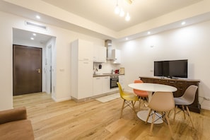 Departamento, 1 habitación (Terra) | Área de sala de estar | Televisión de pantalla plana, Netflix y servicios de streaming 