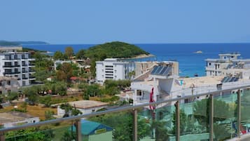 Deluxe-Doppelzimmer, Balkon, Meerblick | Strand-/Meerblick