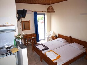 Tabla de planchar con plancha, cunas gratuitas y wifi gratis 