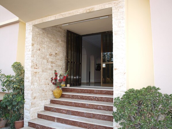 Entrada de la propiedad