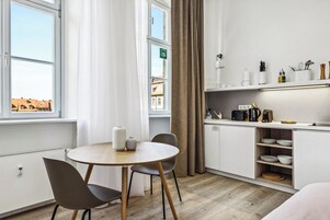 Suite M | Individually decorated, individually furnished, laptop workspace