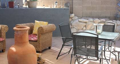 Guest house at the base of Pusch Ridge Mountain