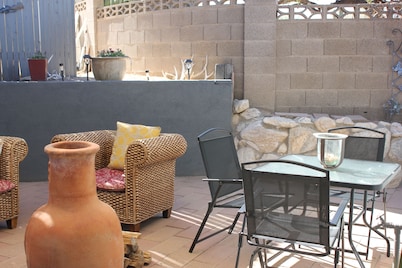 Guest house at the base of Pusch Ridge Mountain