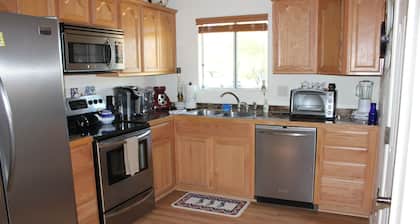 Guest house at the base of Pusch Ridge Mountain