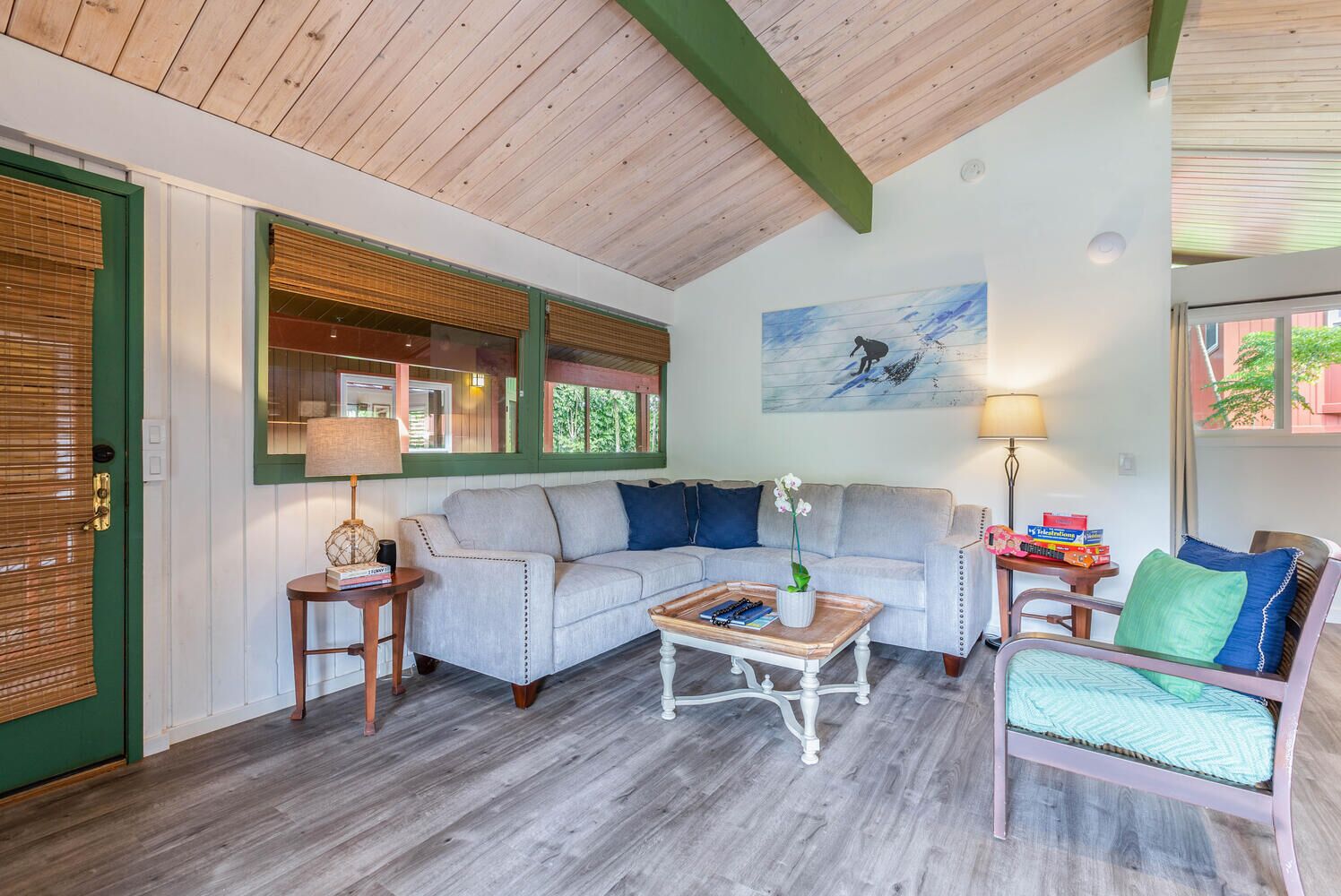 Smart TV, DVD player, books