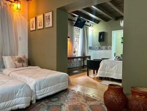 Deluxe Quadruple Room | Premium bedding, memory-foam beds, minibar, individually decorated