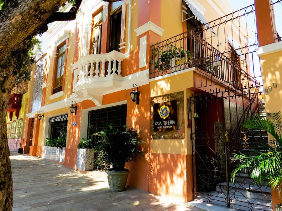 Fachada da propriedade