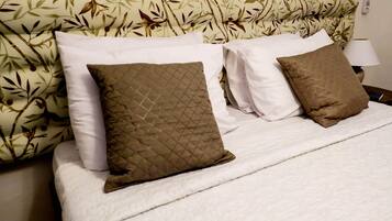 Premium bedding, memory-foam beds, minibar, individually decorated