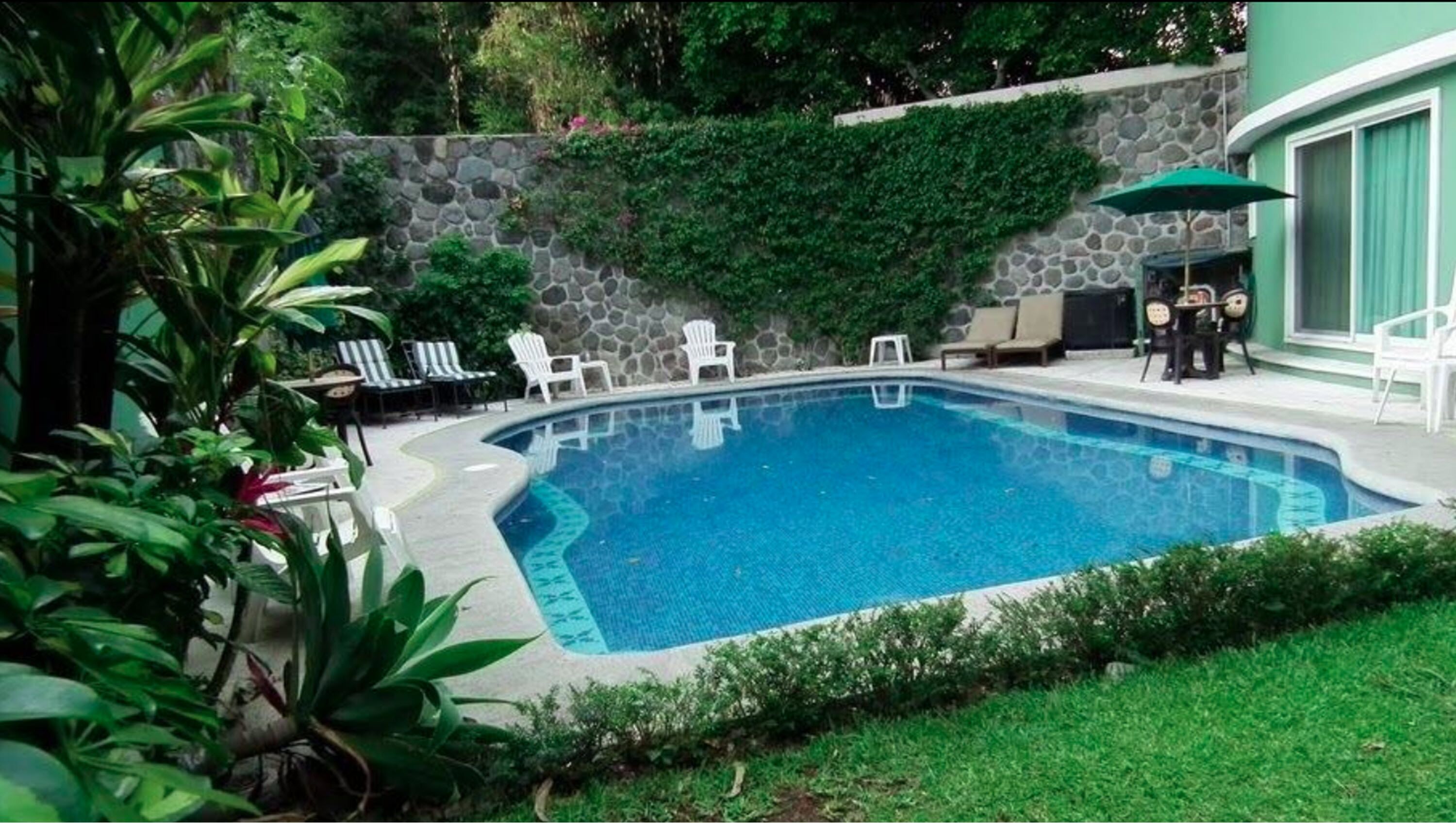 Alberca al aire libre 