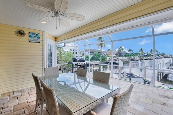 House, Multiple Beds (Waterfront home with pool and foosbal) | Balcony - Waterfront Home With Pool and Foosball Table (Marco Island)