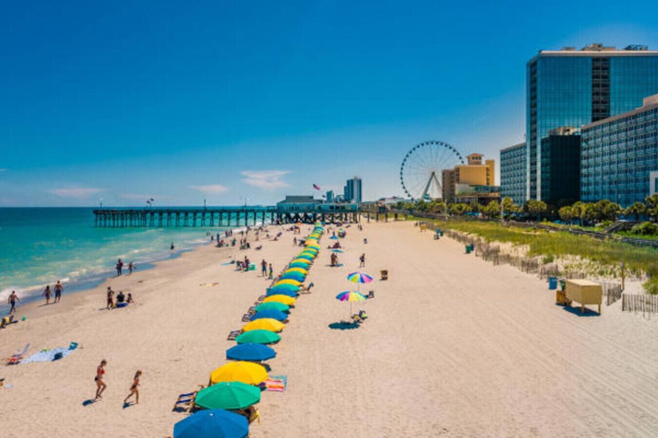 Vlak bij het strand