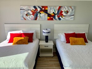 Desk, iron/ironing board, free WiFi, bed sheets