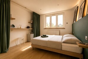 1 chambre, fer et planche à repasser, Wi-Fi gratuit, draps fournis
