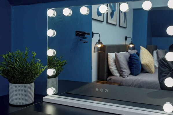 3 soverom, strykejern/-brett, reiseseng for barn og wi-fi