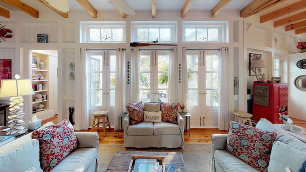 House, 6 Bedrooms | Living room | Flat-screen TV - Answered Prayers - 141 Smolian Circle by Dune Vacation Rentals (Santa Rosa Beach)