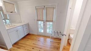 House, 1 Bedroom | Bathroom | Hair dryer, towels - Sea Shack - 128 Tupelo Street by Dune Vacation Rentals (Santa Rosa Beach)