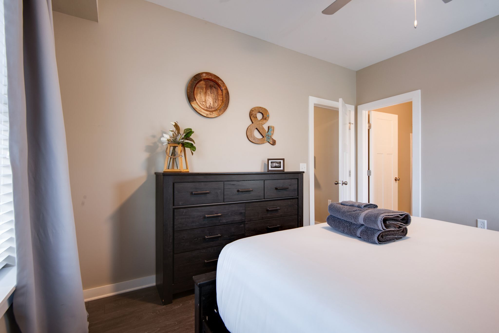 2 bedrooms, iron/ironing board, travel crib, WiFi