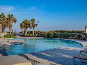 A heated pool - Oceanfront Gem: Pools/Hot Tub, Beach and Beyond (Indian Beach)