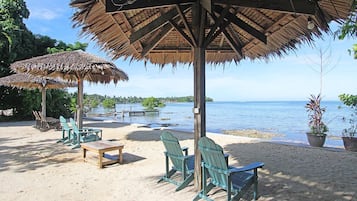 Private beach