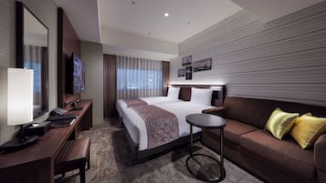 1 室のベッドルーム、羽毛の掛け布団、セーフティボックス (室内)、デスク