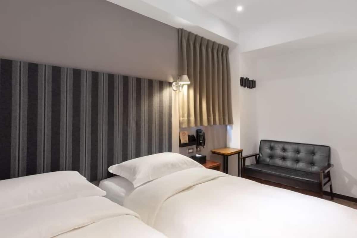 Down duvets, blackout curtains, free WiFi, bed sheets