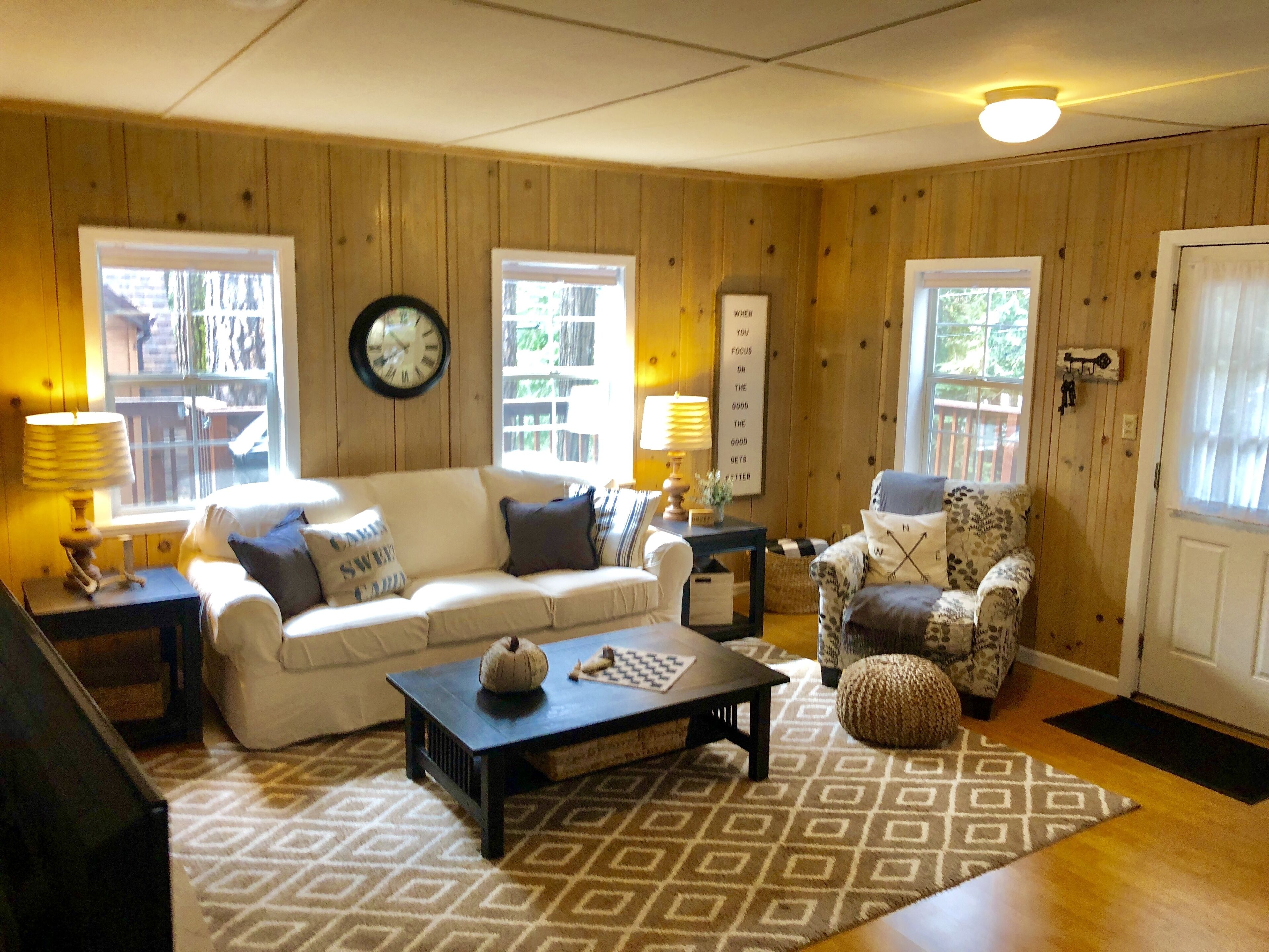 Fernseher, Kamin, Videospiele, DVD-Player