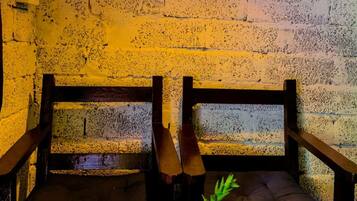 Blue Cottage | Área de sala de estar