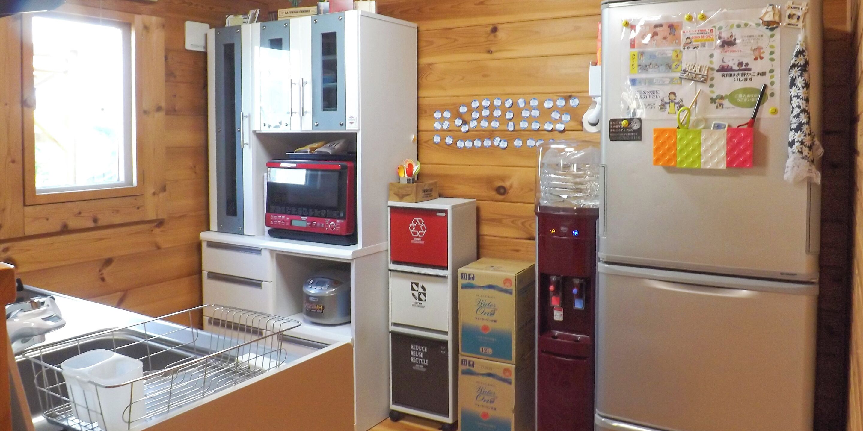 Ferienhaus | Eigene Küche | Kühlschrank, Mikrowelle, Herdplatte, Wasserkocher