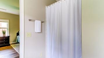 Hair dryer, towels