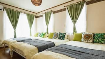 Rumah, 3 kamar tidur | 3 kamar tidur, tirai kedap cahaya, dan setrika/meja setrika