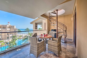 Private Balcony | Outdoor Dining Area | Gas Grill