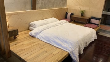 Family Double Room, Private Bathroom | Down duvets, individually decorated, individually furnished