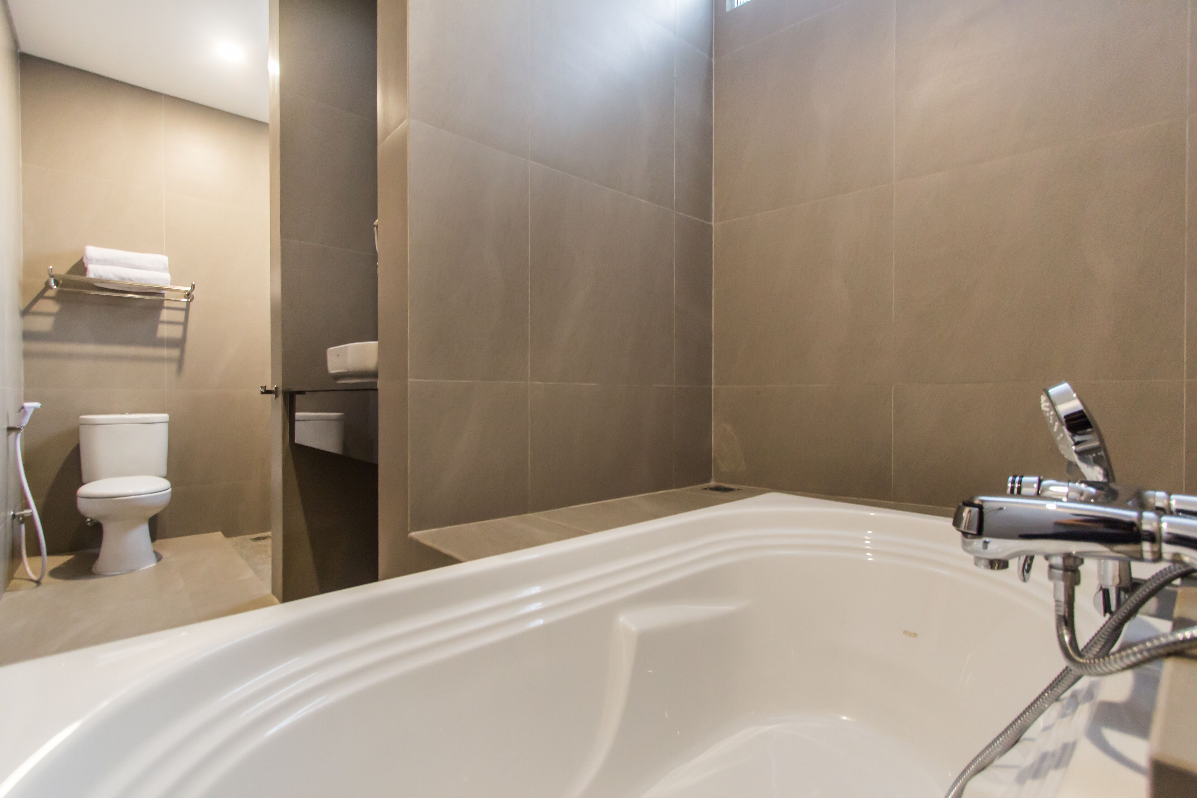 Villa, 3 Schlafzimmer, eigener Pool | Badezimmer | Haartrockner, Handtücher, Seife, Shampoo