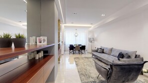 Apartment, 3 Bedrooms | Living area | Flat-screen TV - M - Boutique apartment in Jerusalem (Jerusalem)
