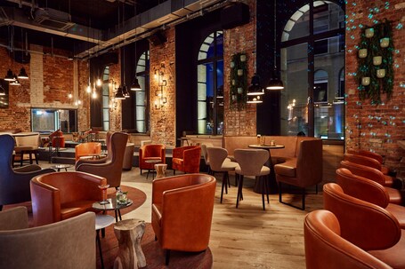 Sala de estar en el lobby