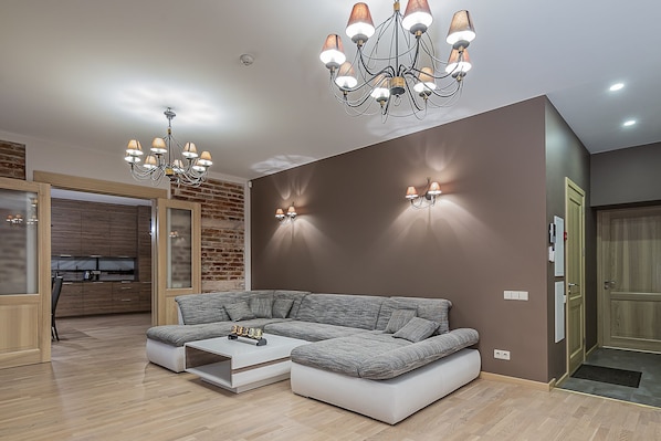 行政公寓 | 客廳 | 40 吋LCD 電視連有線電視頻道、電視