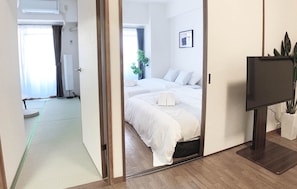 3 Bedroom Apartment with Balcony 402 | Living area
