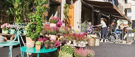 Overnatningsstedets facade