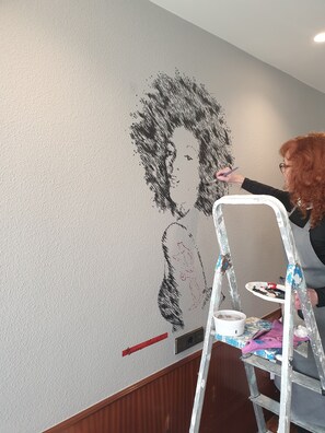 Chambre avec lits jumeaux | Décoration personnalisée, Wi-Fi gratuit, draps fournis