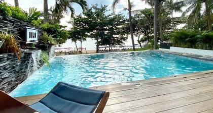 Dojo pool villa beach front and sea view