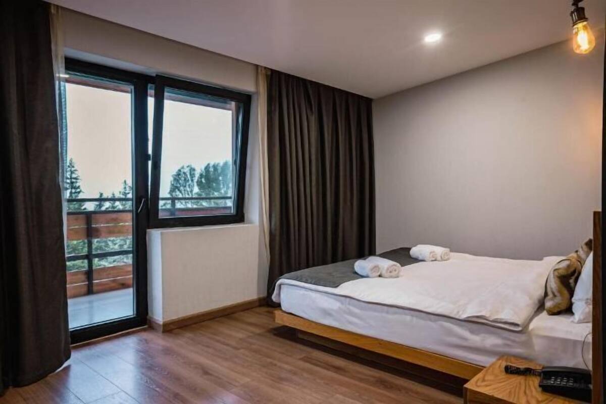 1 habitación y ropa de cama de alta calidad
