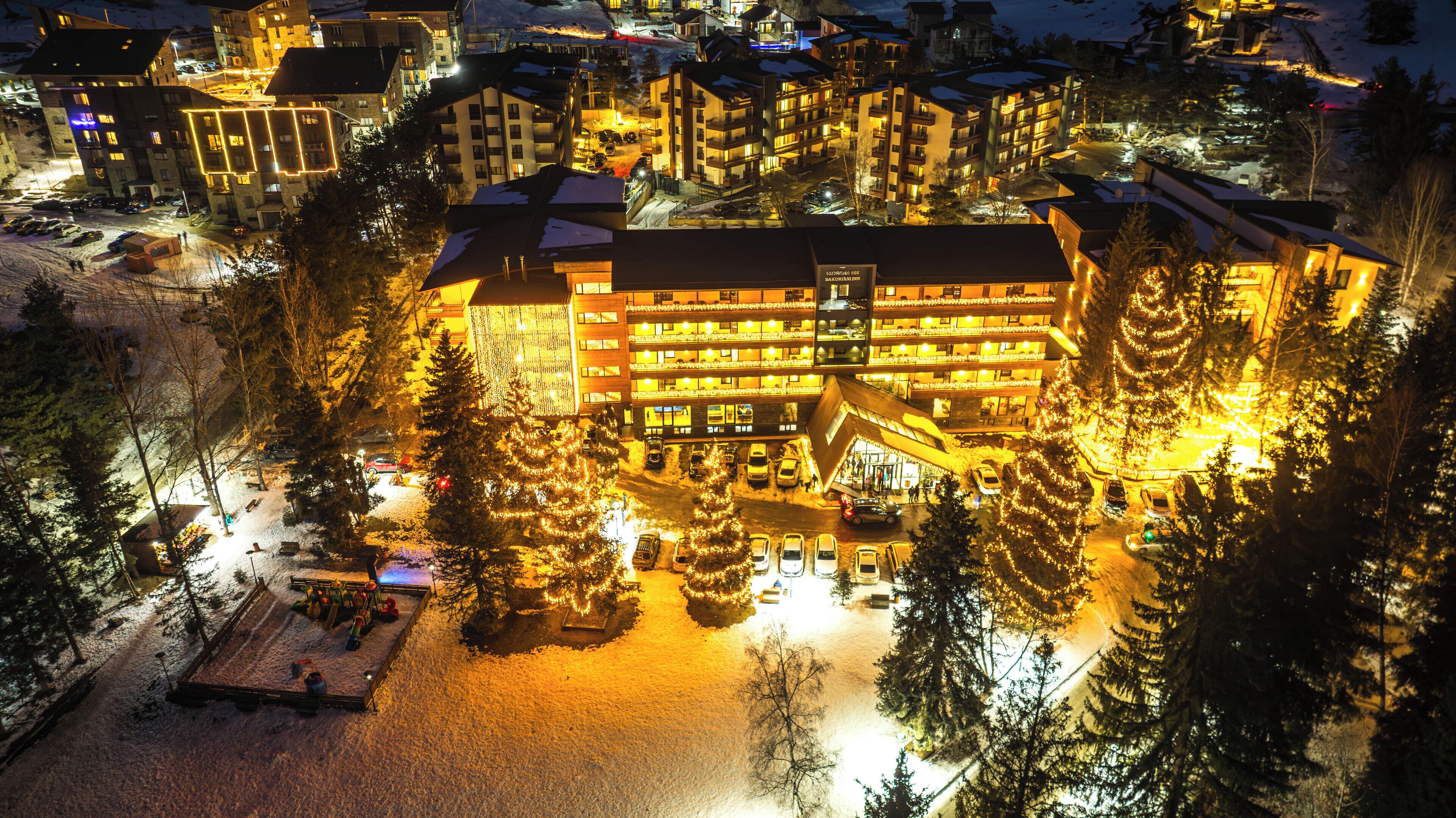 Majoituspaikan julkisivu