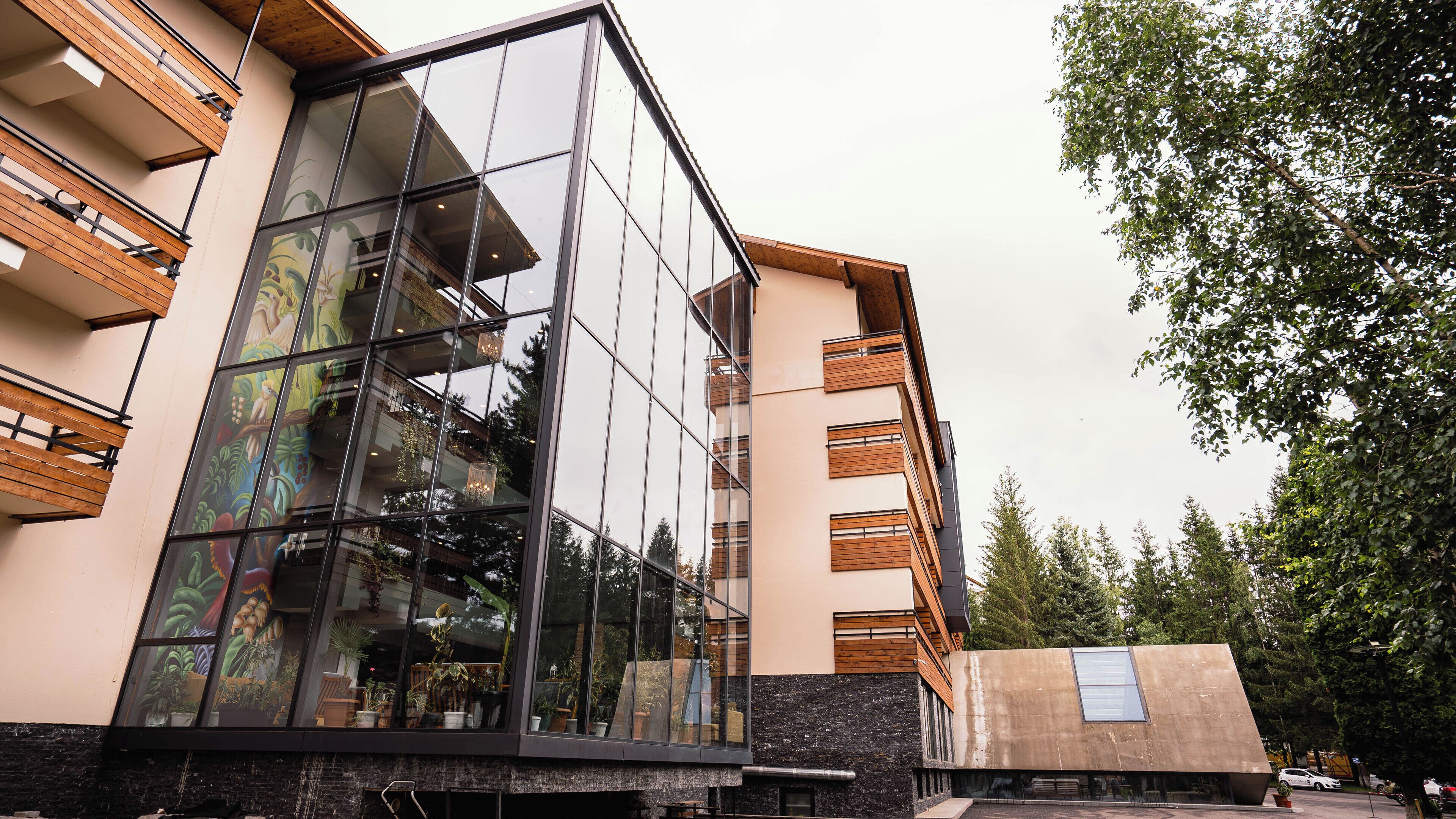 Voorkant van accommodatie