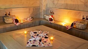 Turkish bath, sports massages, 2 treatment rooms, massages